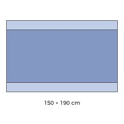 Obrázek pro produkt Rouška na instrumentační stůl 150 × 190 cm, druhá vrstva 75 × 190 cm