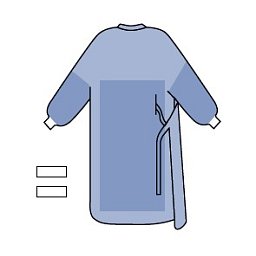 Obrázek pro produkt Operační pláště Reinforced s dvěma ručníky